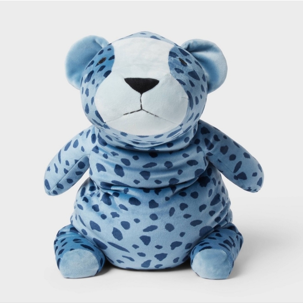 Pillowfort Blue Cheetah Weighted Plush Kids’ Sensory Animal